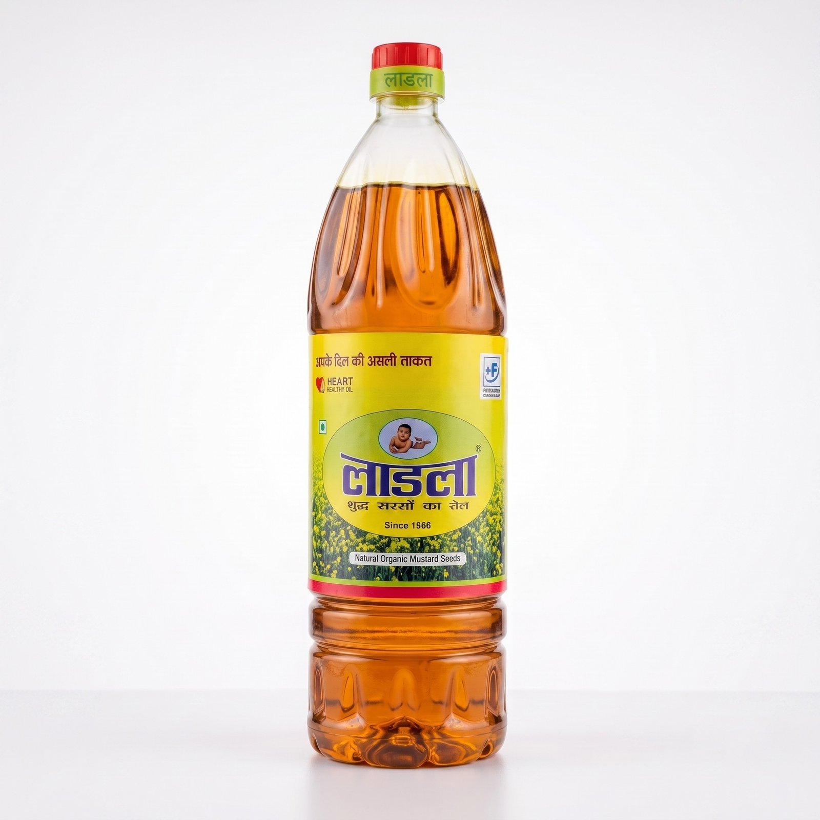 LADLA Kachi Ghani Mustard Oil (1 Litre) 1 Litre